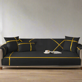 Velvet Sofa cover black